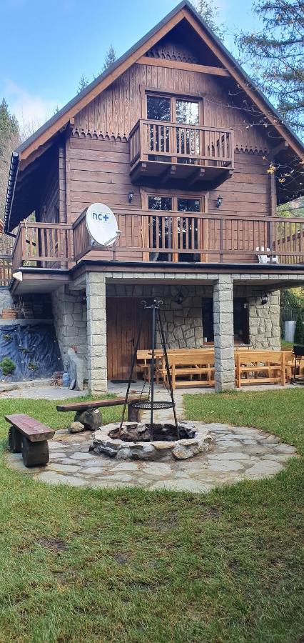 Domki Brenna Lesnica Chatka Ze Spa Exterior photo