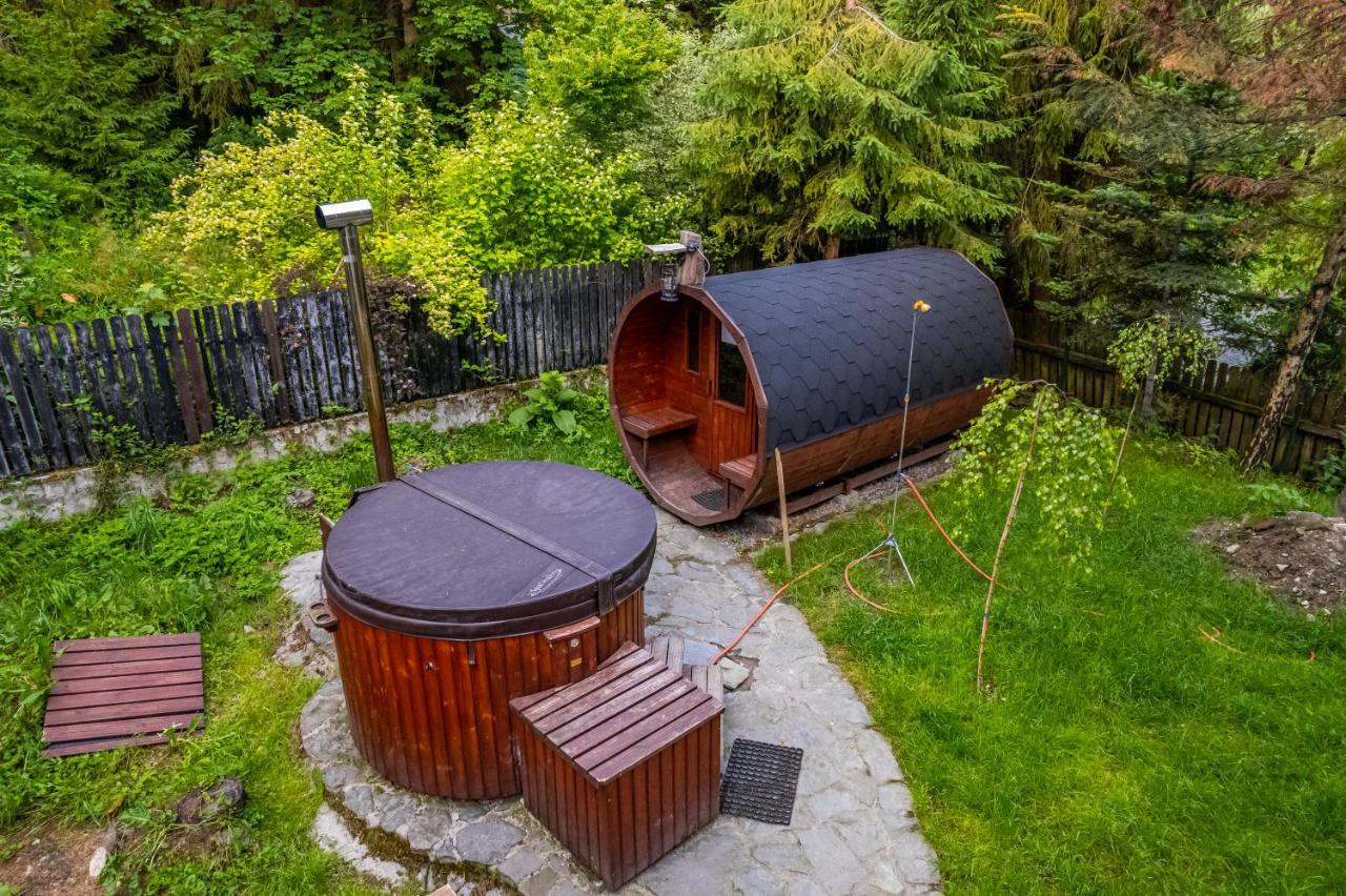 Domki Brenna Lesnica Chatka Ze Spa Exterior photo